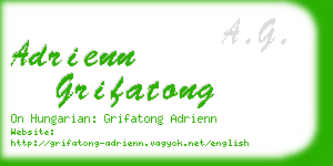 adrienn grifatong business card